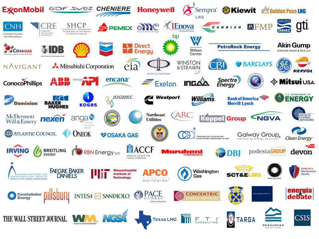 Energy Dialogues Events' Sponsors and Participants Include: